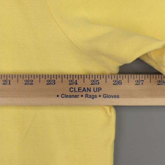 Billionaire Boys Club Polo Shirt Mens 3XL Yellow Astronaut Logo Cotton Pique - Picture 8 of 10